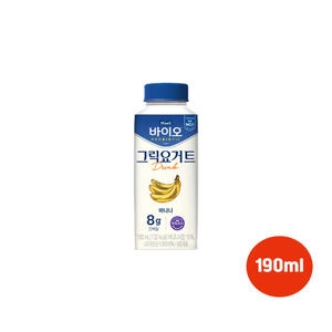 매일유업 매일바이오 <b>그릭</b><b>요거트</b> 드링크 바나나 190ml