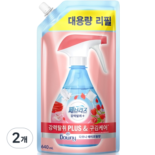  페브리즈 다우니 에이프릴향 리필 320ml [4개]