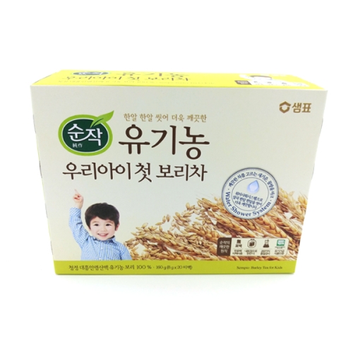 샘표식품 샘표 순작 유기농 우리아이 첫 보리차 160g (24개)