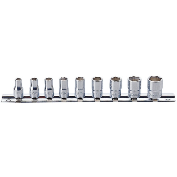 1/4인치 12각 핸드소켓 레일세트 RS2405A (9pcs)