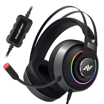 앱코 ABKO<b>NCORE</b> B719M ENC 가상 7.1 RGB 스펙트럼 진동 3D 멀티 플랫폼 게이밍 헤드셋