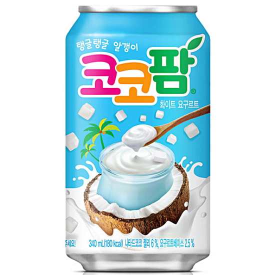 해태음료 코코팜 화이트 요구르트 340ml (1개)_이미지