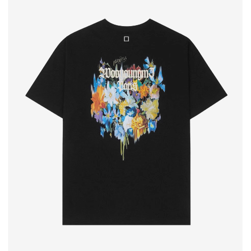 �쿵�� ��Ƽ �ö�� Ƽ���� Multi Flower T Shirt W221TS12708B