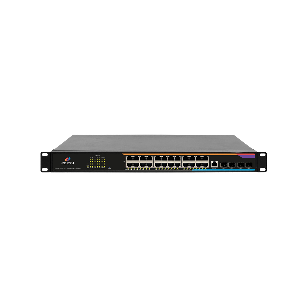 이지넷유비쿼터스 NEXTU 피우란 POE8028L3-10G 스위치허브_이미지
