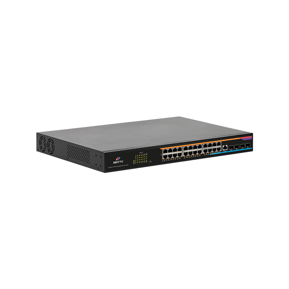 이지넷유비쿼터스 NEXTU 피우란 POE8028L3-10G 스위치허브_이미지