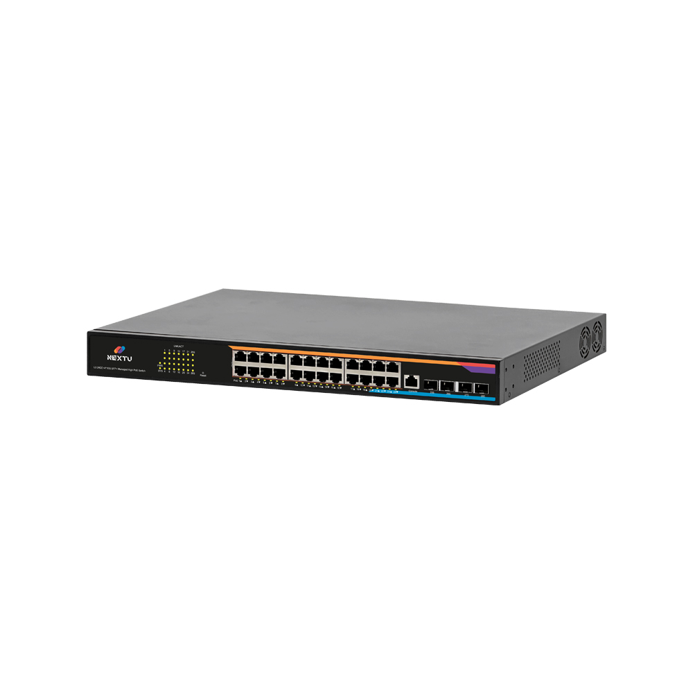 이지넷유비쿼터스 NEXTU 피우란 POE8028L3-10G 스위치허브_이미지