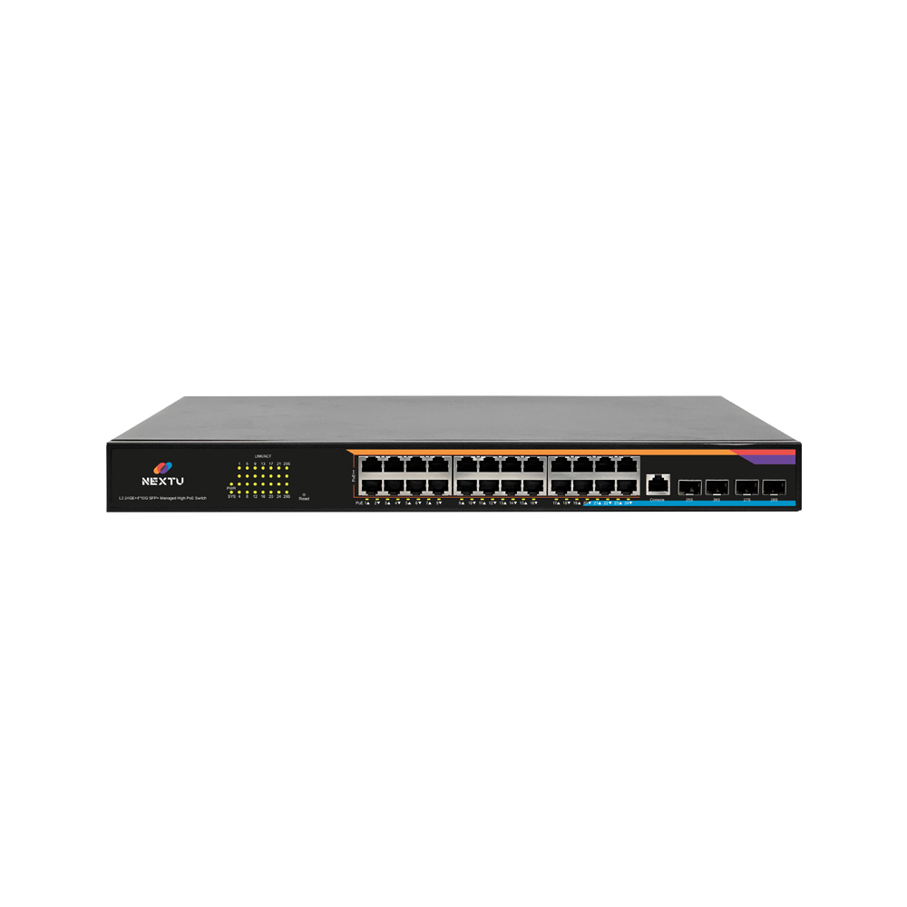 �������������ͽ� NEXTU �ǿ�� POE8028L3-10G ����ġ���