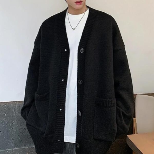 남성 셀러허브 패션 3컬러 클래식 포켓 미니멀 무드 V넥 니트 가디건 IS-JK63_이미지