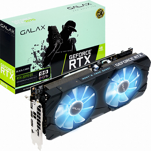 ������ GALAX ������ RTX 2070 BLACK LABEL EX D6 8GB