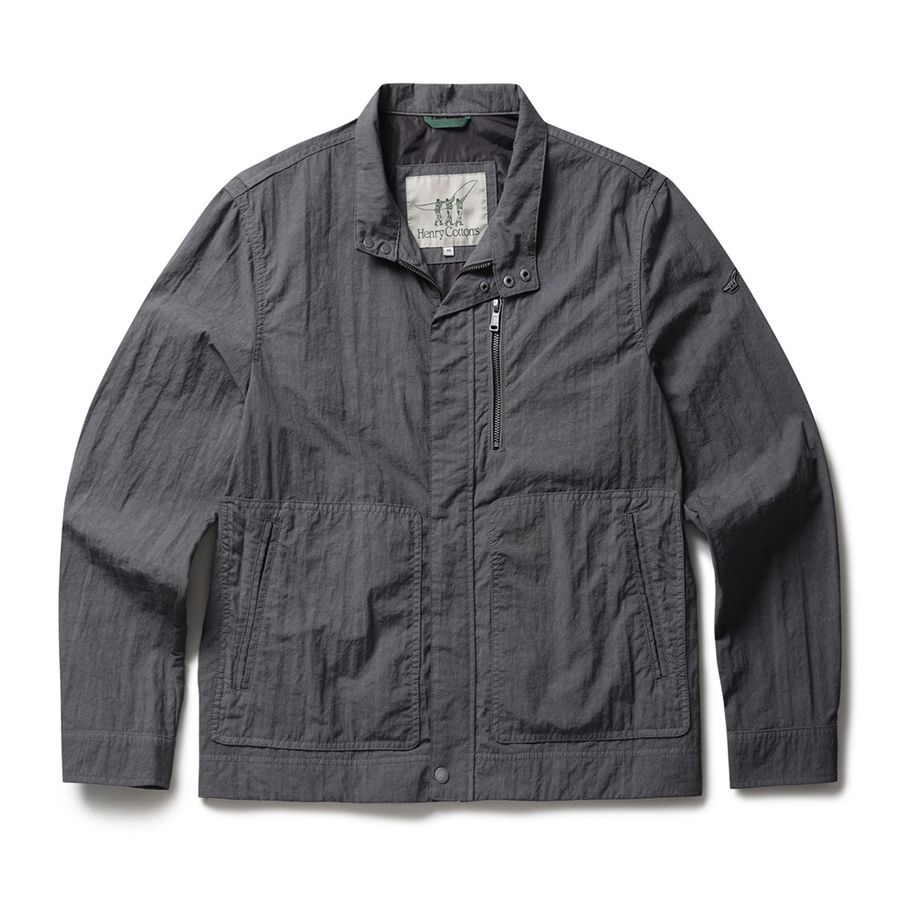 헨리코튼 가먼트다잉 캐러번 점퍼 AHUAM25311GYD_이미지