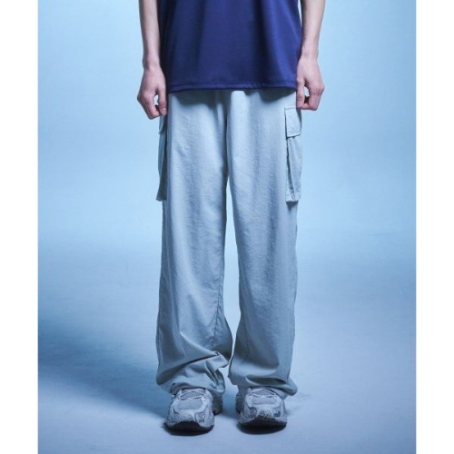 본(BORN) CHAMPS 나일론 카펜터 와이드 카고 팬츠 B23SB03LG 891860_이미지