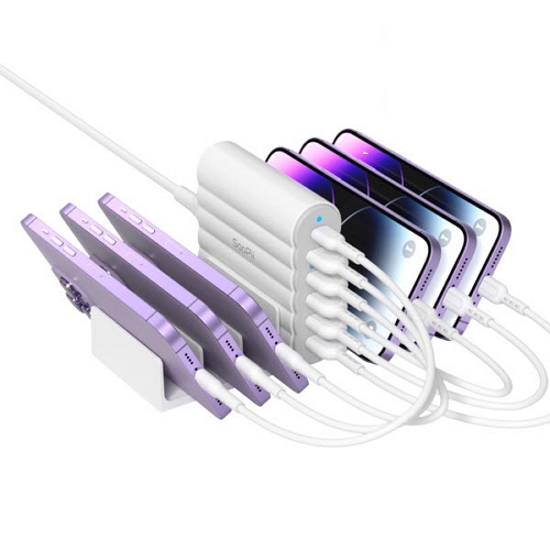 SooPii PD PPS 68W 6포트 충전기 CS63 (스탠드포함)
