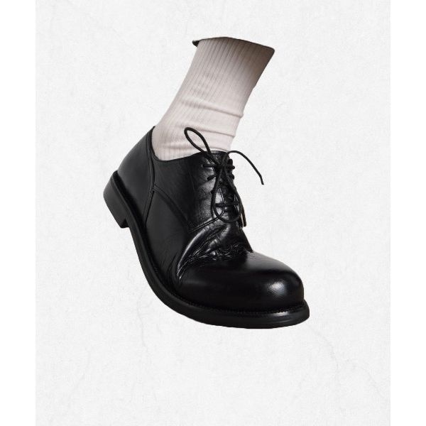 식스핏 6FT NERDKING X SIXFT NOIR FOLD HORSEHIDE DERBY BLACK 2517177