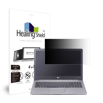 폰트리 힐링쉴드 LG전자 2020 울트라PC <b>15U70N</b> 15UD70N 항균 블루라이트컷 양면 정보보안 액정보호필름