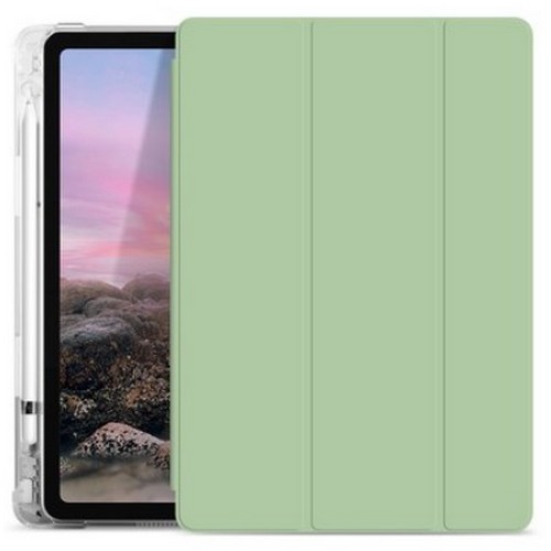 투에이비 iPad 5/6세대 클리어 펜슬 수납 홀더 지문방지 케이스_이미지