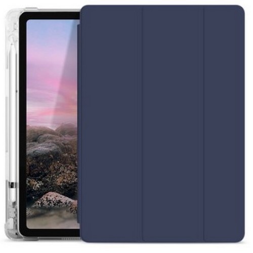 투에이비 iPad 5/6세대 클리어 펜슬 수납 홀더 지문방지 케이스_이미지