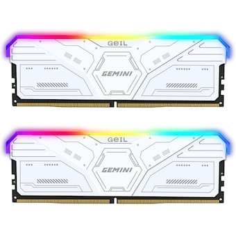 GeIL <b>DDR5</b>-6000 CL36 GEMINI RGB White 패키지