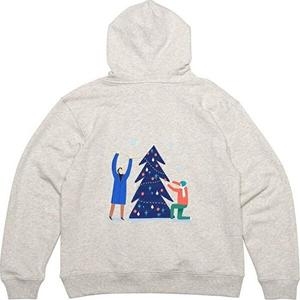 셀러허브 패션 JHQSYQFJ_51HD 뒷면 성탄절 트리장식 별장식 그림 프린팅