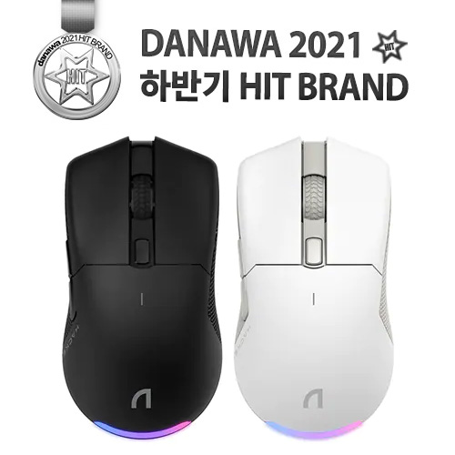 앱코 H100 무선 게이밍 마우스 (블랙)_이미지