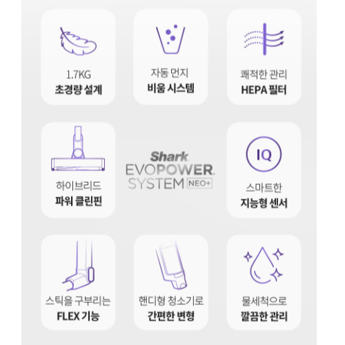 샤크닌자 샤크 에보 파워 시스템 NEO 플러스 LC351KRWH_이미지