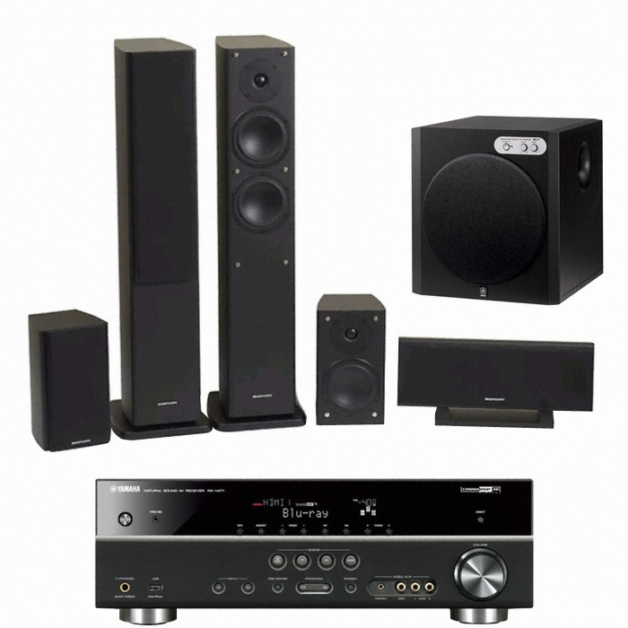 마란츠 LS-7000 5.1채널 + 야마하 AV리시버 (RX-V471, YST-RSW300)