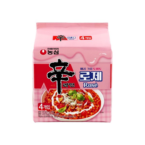 농심 신라면 로제 134g (12개)_이미지
