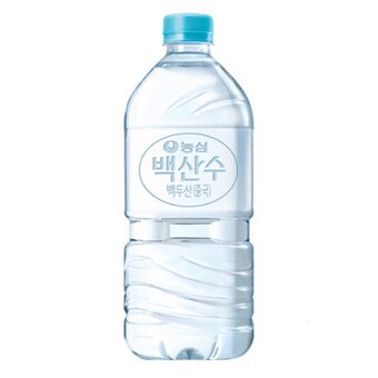 농심 백산수 무라벨 1L