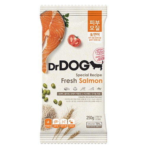 닥터독 유기농 피부모질 사료 250g