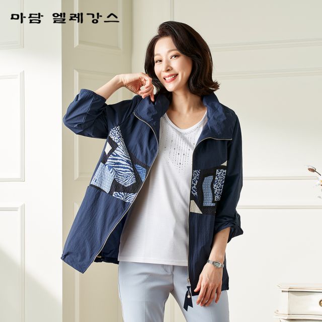 마담엘레강스 사피나 바람막이 점퍼 K221JP02_이미지