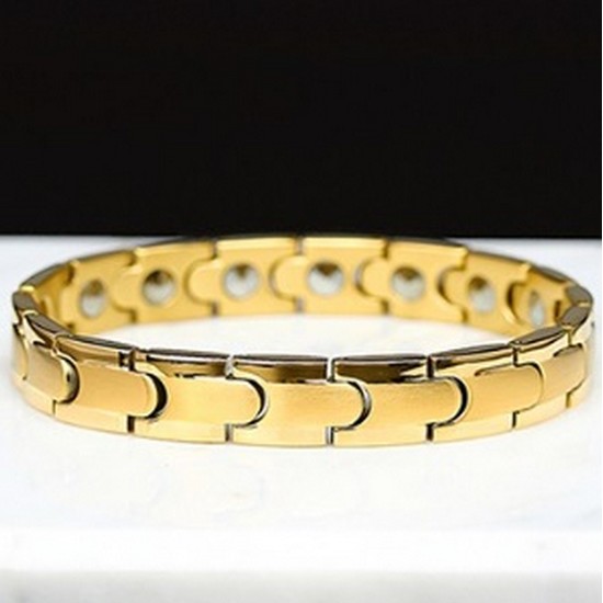 다모아컴퍼니 진주모아 게르마늄 오리지널 건강팔찌 (골드)_이미지