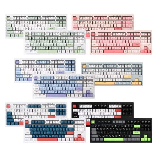 지클릭커 OFFICEPRO WK50 사일런스 M RGB 무소음 방수 무선 블루투스 87 (Coral, RC2)_이미지