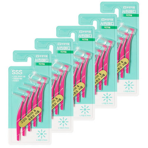 시린메드 치간칫솔 L타입 0.7mm 5개 (5개)_이미지