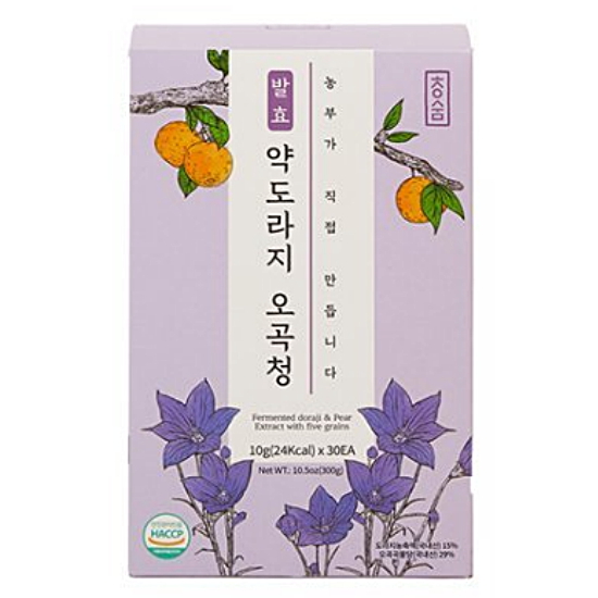 청숨 발효 약도라지 오곡청 30포 (1개)