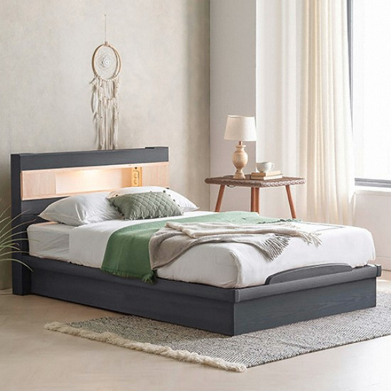 동서가구 디아 편백 LED침대 SS (본넬스프링)_이미지