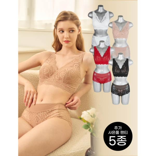 상콤플렉스 여성 크레오라 파워핏 브라팬티세트 (4세트)_이미지