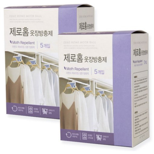 크린스타 제로홈 옷장방충제 라벤다향 5개입 (2개)_이미지