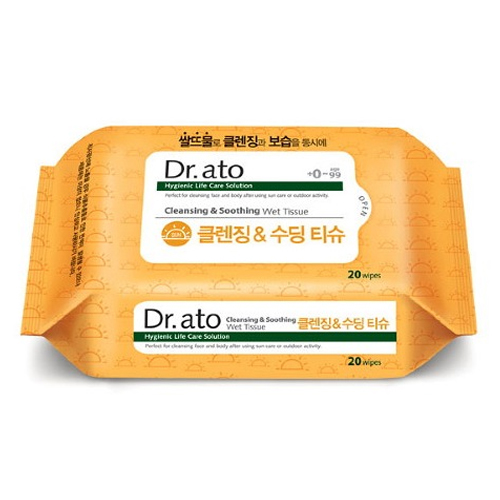 닥터아토 클렌징 수딩 티슈 리필형 20매