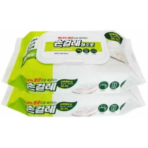 샤인 손걸레 청소포 80매 (2개)_이미지