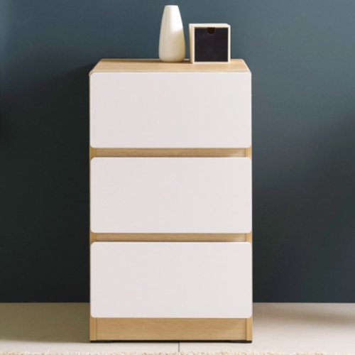 대륜가구 나누벨 라베스 미니 틈새 3단 서랍장 400
