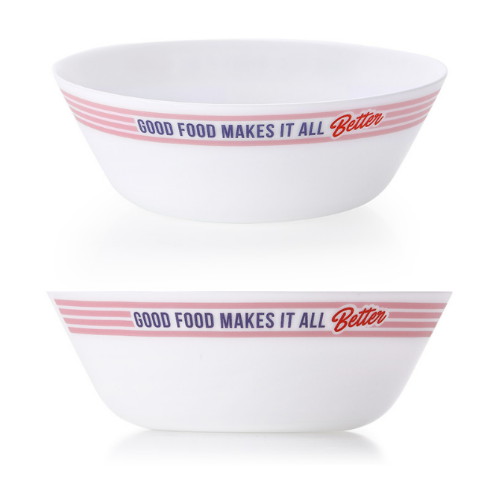 파이렉스 밀크글라스 굿푸드다이너 대접 (2개)_이미지