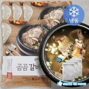 쿠팡 코멧 곰곰 더 진한 갈비탕 600g (4개)_이미지
