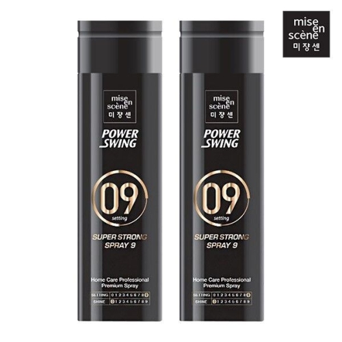 미쟝센 파워스윙 슈퍼 스트롱 스프레이 9 200ml (2개)_이미지