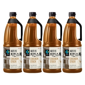 대상 청정원 쉐프의 치킨스톡 2kg (4개)