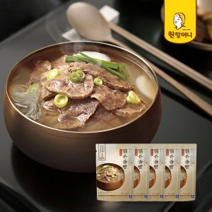 원할머니보쌈족발 프리미엄 맑은곰탕 600g 5팩