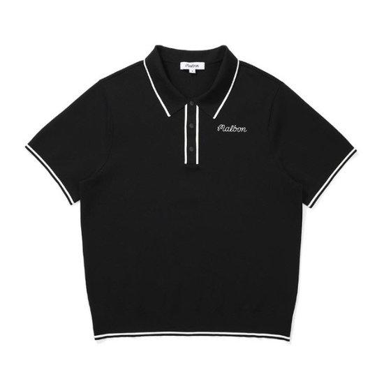 말본골프 백 버킷 기능성 반팔 니트 M5121PKT02BLK_이미지