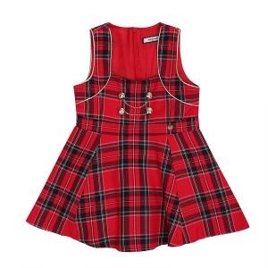 프렌치캣 레드 체크 체인 OP Q14DAO050