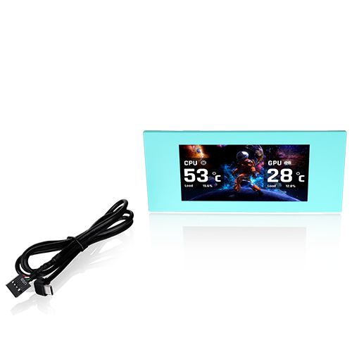 써멀테이크 View 600 TG용 6.0 LCD 스크린 키트 (민트 스트로베리)_이미지