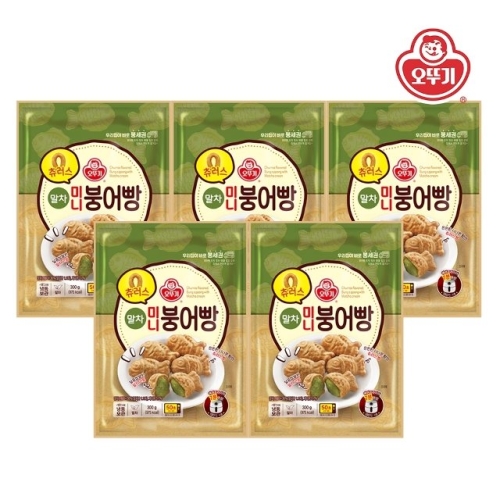 오뚜기 츄러스 미니 붕어빵 말차 300g (5개)_이미지