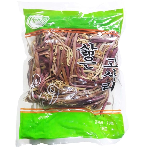 유성물산 유성 데침 삶은 고사리 (1kg,10개)