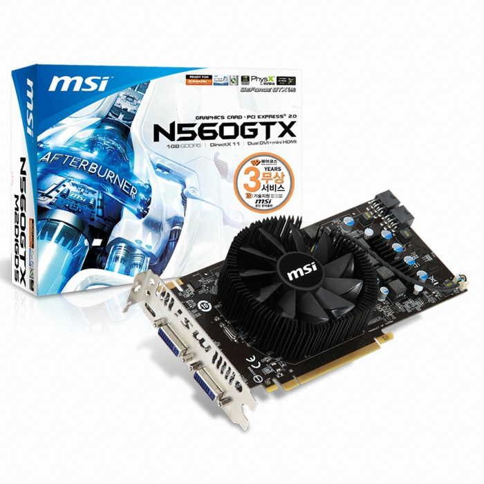 MSI 지포스 GTX560 N560GTX D5 1GB 크로우